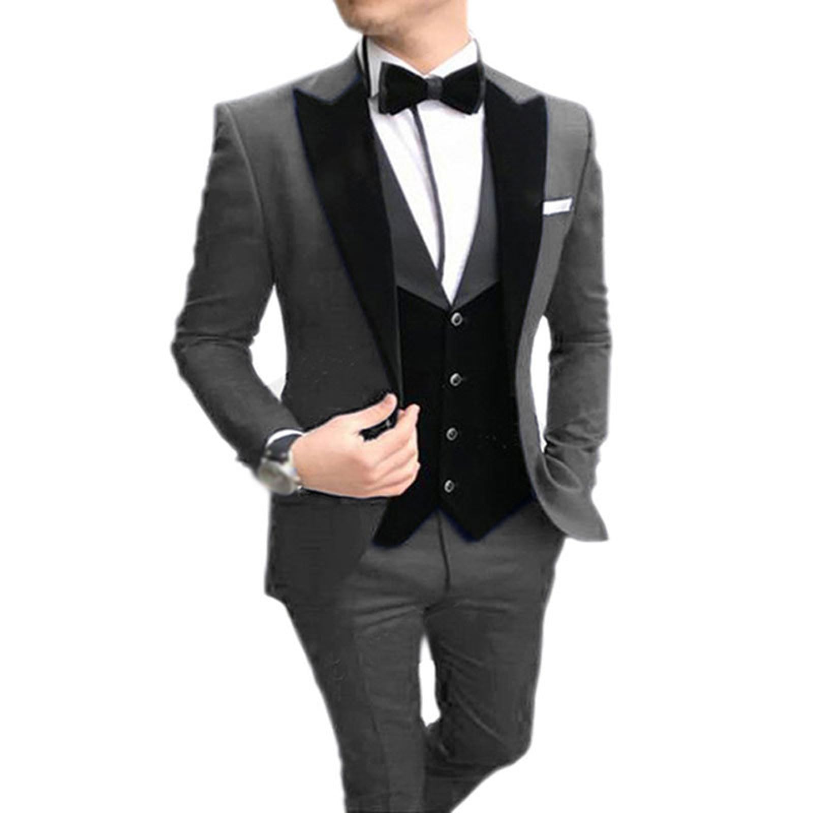 Blazer Uomo Coofandy Moderno - Giacca Smoking Floreale Per Cerimonie