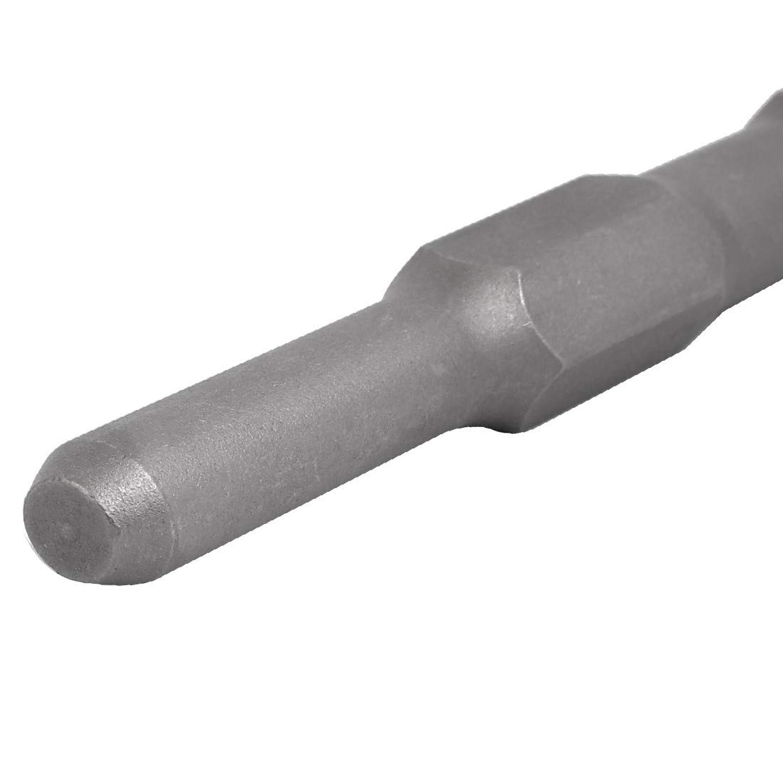 New Lon0167 Marteau burin En vedette à pointe efficacité fiable hexagonale en acier chromé, largeur 17 mm, longueur 400 mm - gris(id:cf7 47 ae 406)