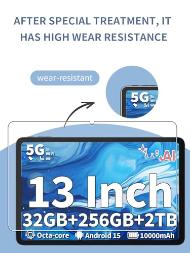Protector de pantalla para tablet 13.4 pulg vidrio templado miniatura 4