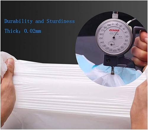 Miniatura 8 de WanJiaXinHui Bolsas de basura medianas con cordón de 8 galones, bolsas de basura fuertes para cocina, baño, dormitorio, automóvil, papelera de