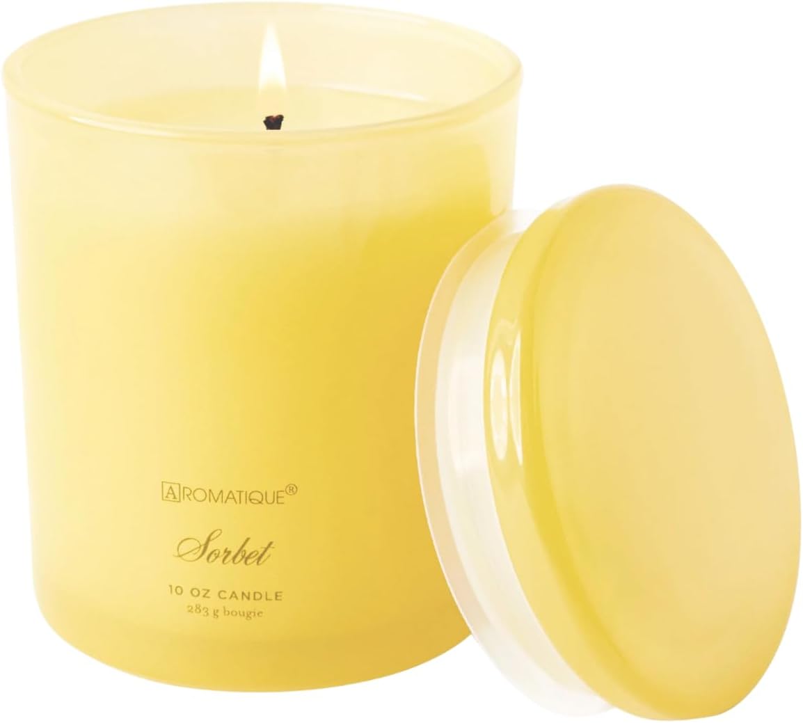 Holiday Champagne Aromatique Foundry 10oz Tinted Glass Scented Jar Candle
