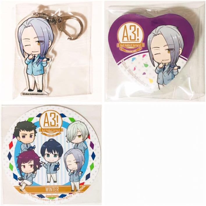 A3！ エースリー 雪白東 東 冬組 アニカプ 缶バッジ A3! キャラ