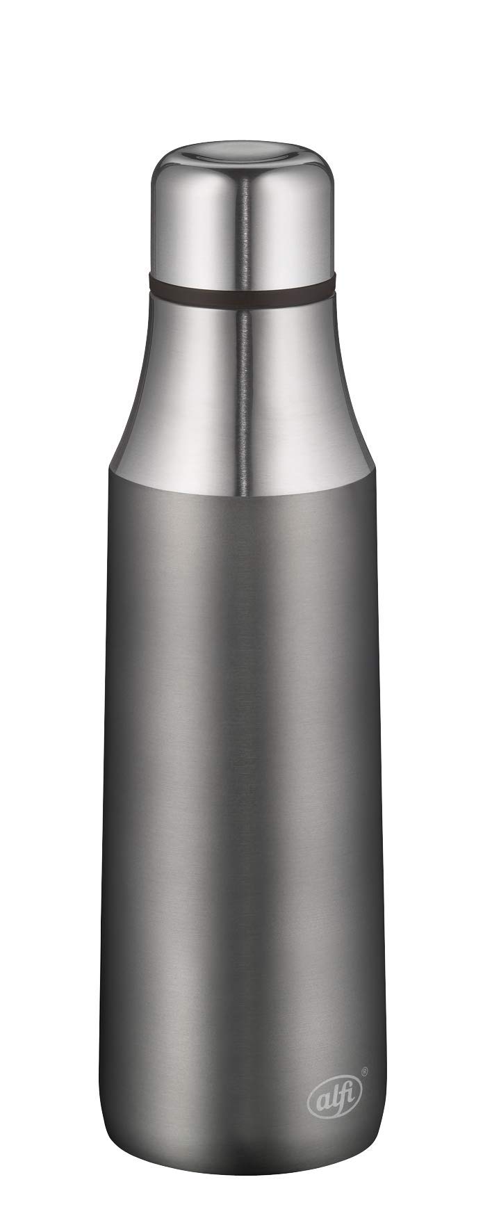 AlfiInsulated Drinking Bottle, Stainless Steel, Cool Grey, 500 ml