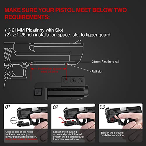 Solofish Tactical Green Laser Sight Magnetic Usb Rechargeable For Pistol Handgun Rifle, Low Profile Green Beams For Guns, Shockproof Green Dot Sight Compatible With Glock 17 19, Beam: Class Iiia, 5Mw #TOP2