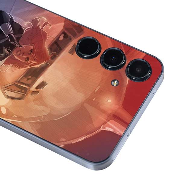 Skinit Decal Phone Skin Compatible with Galaxy A55 5G - Officially Licensed Marvel Black Widow Running Design