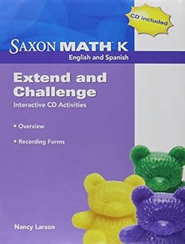 Hardcover Saxon Math K: Extend & Challenge CD Kit Book
