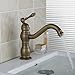 Produktbild Ohcde Dheark Retro Badezimmer Messing Antik Einzigen Griff Spritzdecke Montiert Waschbecken Armaturen Mischbatterie