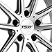 TSW Wheels Bathurst Silver W/Mirror Cut FACE Wheel with Aluminum (20 x 10.5 inches /5 x 120 mm, 25 mm Offset)