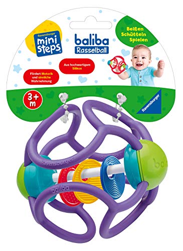 Balle hochet bébé facile à saisir Ravensburger 04556 pour soulager les gencives