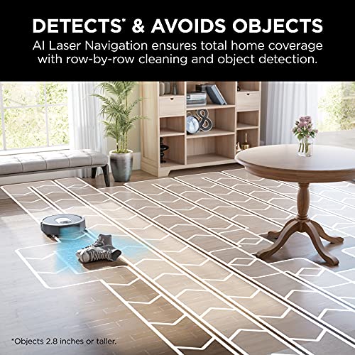 Shark AV2001 AI Robot Vacuum with Self-Cleaning Brushroll, Object Detection, Advanced Navigation, Home Mapping, Perfect for Pet Hair, Compatible with Alexa, Gray by Shark - Image 4