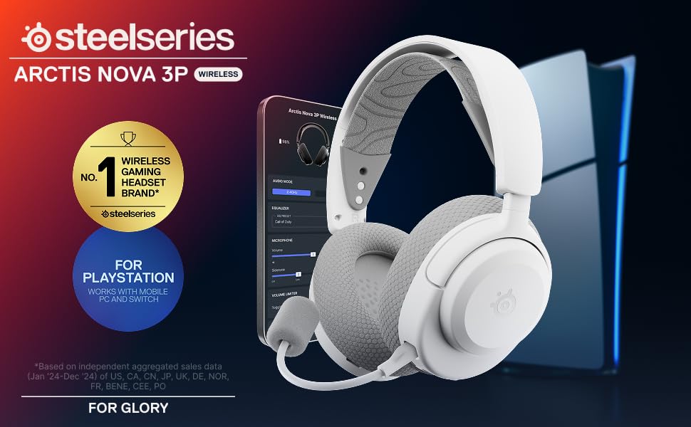 SteelSeries Arctis Nova 3P Wireless White : Amazon.co.za: Electronics