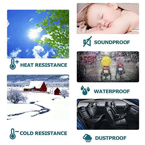 Tintvent Car Door Rubber Seal Strip With Side Large Bulb(26Ft), Automotive Weather Stripping, Edge Trim For Boats, Automobile, Rvs, Trucks #TOP6