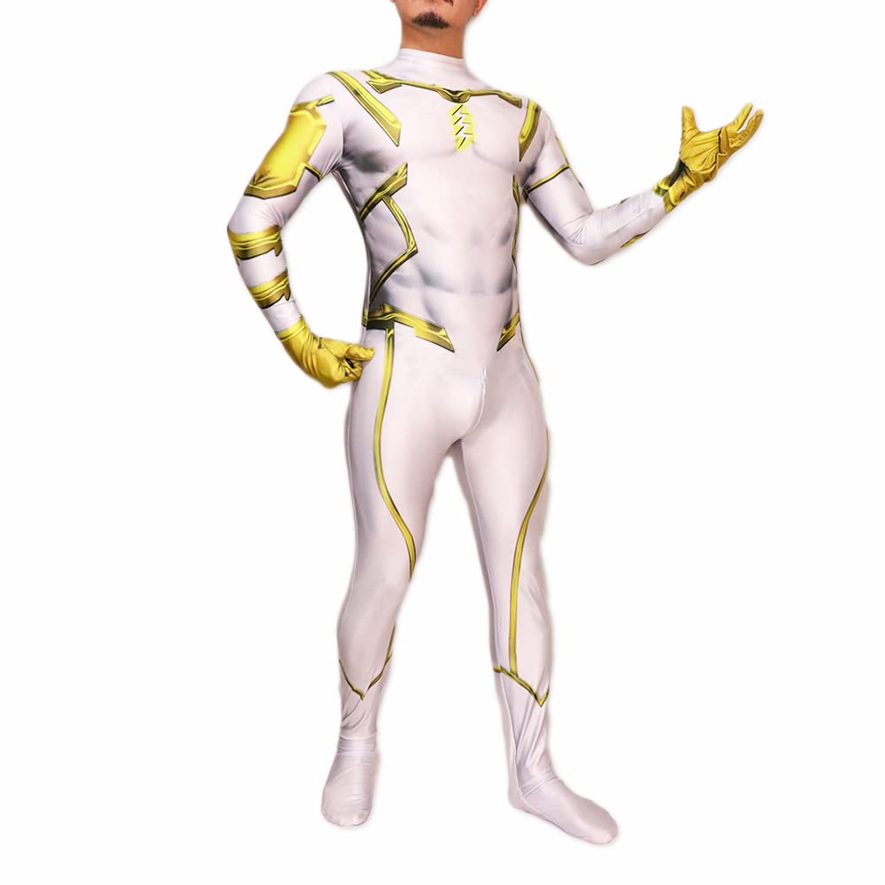 Amazon.co.jp: [ジーティーライン] Zentai ホワイト ファスナー
