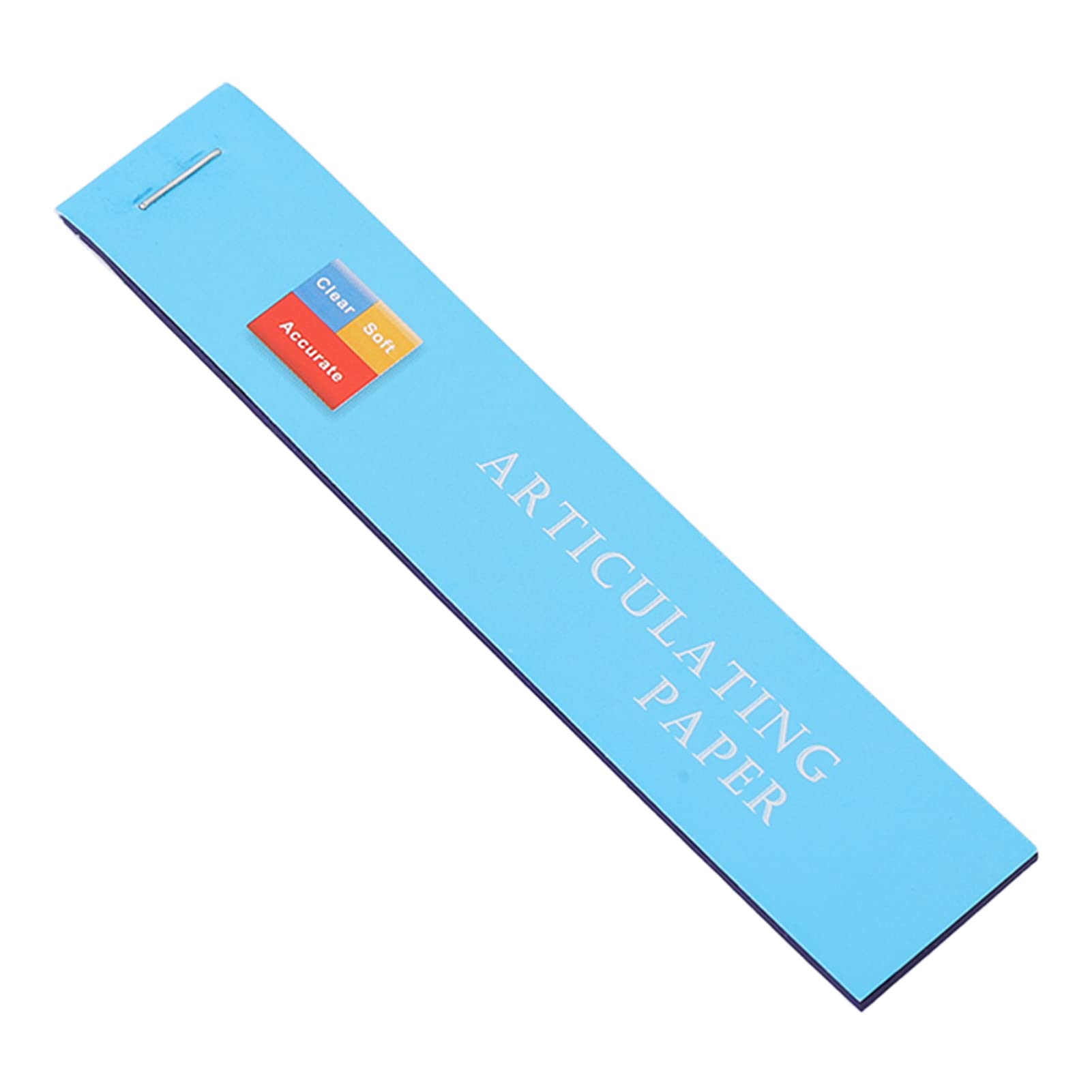 400 Feuilles Papier Articulé Dentaire Bleu Fin et Double Face pour Ajustement d'Occlusion, Enregistrement des Marques de Morsure