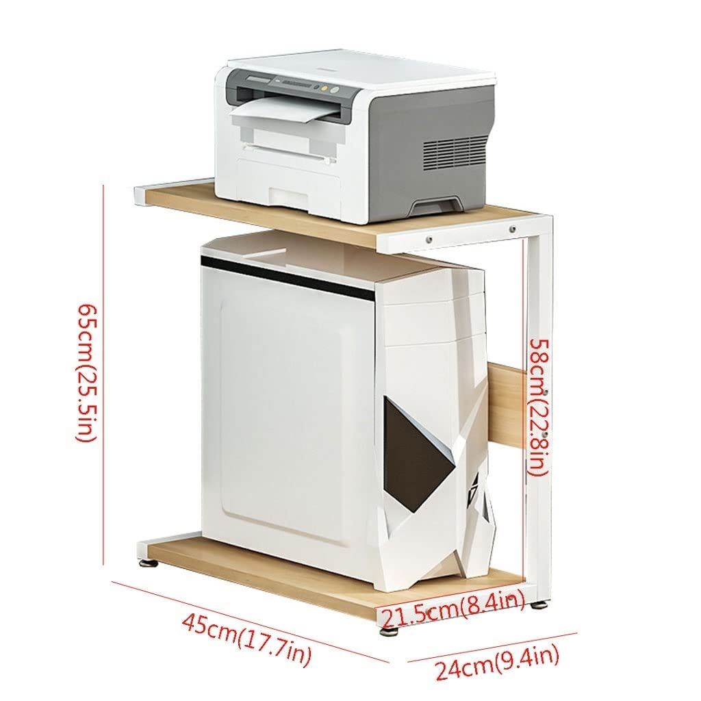 Supporto per stampante da scrivania con rack di archiviazione per documenti Heavy Duty Piccolo supporto per fotocopiatrice per ufficio domestico Forniture per ufficio Scaffale per stampa domestica