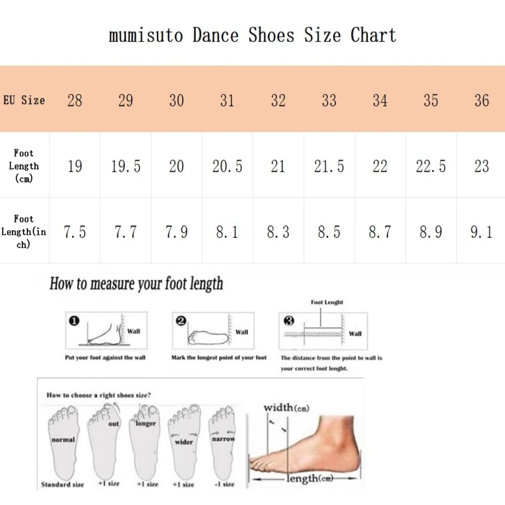 mumisuto Zapato de Baile, Zapatos Latinos Suaves y cómodos Zapato de Baile de Moda para niñas con tacón Alto de 4 cm Marrón