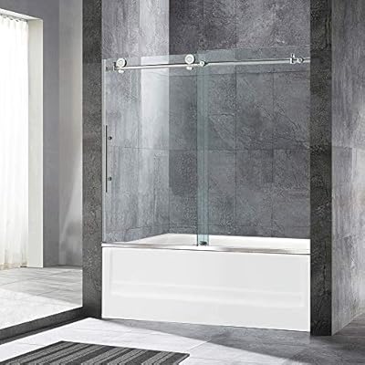 WOODBRIDGE MBSDC6062-B Shower Door, Brushed Nickel