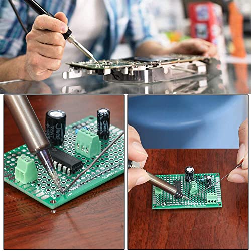 QLOUNI 40Pcs Kit Scheda PCB Double Sided SMD Tower a Dip IC Scheda Convertitore PCB per Fai da Te e Prove Tecniche - 8 Dimensioni