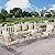 HERA'S HOUSE Patio Furniture Set, 2 x Cushioned Leg Chair, 3-Seat Sofa with Wood Grain Coffee Table, 5 Seats Luxury Windsor Style All Weahter Outdoor Sofa Conversation Set for Deck Lawn Backyard