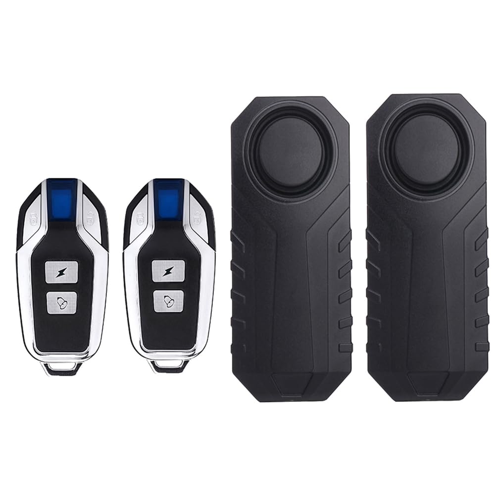 Wireless Anti-Theft Vibration Bicycle Alarm, Waterproof Vehicle Security System