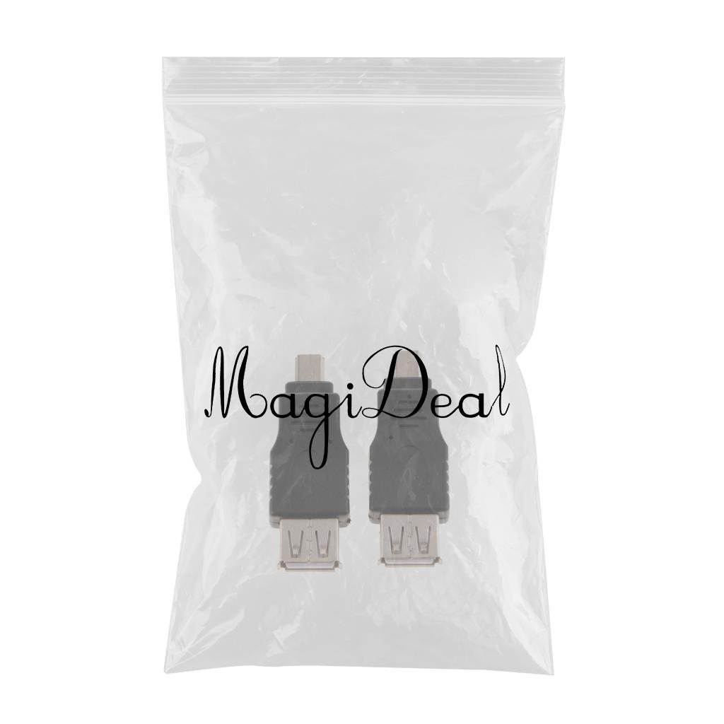 2Pcs Car Mini USB2.0 Male to Female Adapters Audio MP3 Converter Connectors-picture-35