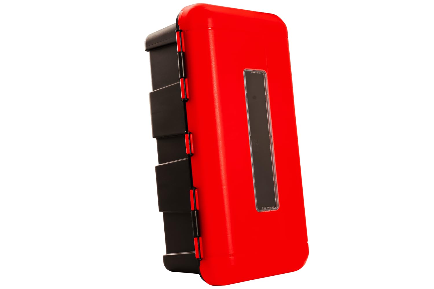 DAKEN Coffre pour Extincteur de 6 kg 620x335x240mm - Armoire d'extincteur Résistante aux Intempéries - Boîte Conforme aux Normes de Sécurité Européennes, Rouge