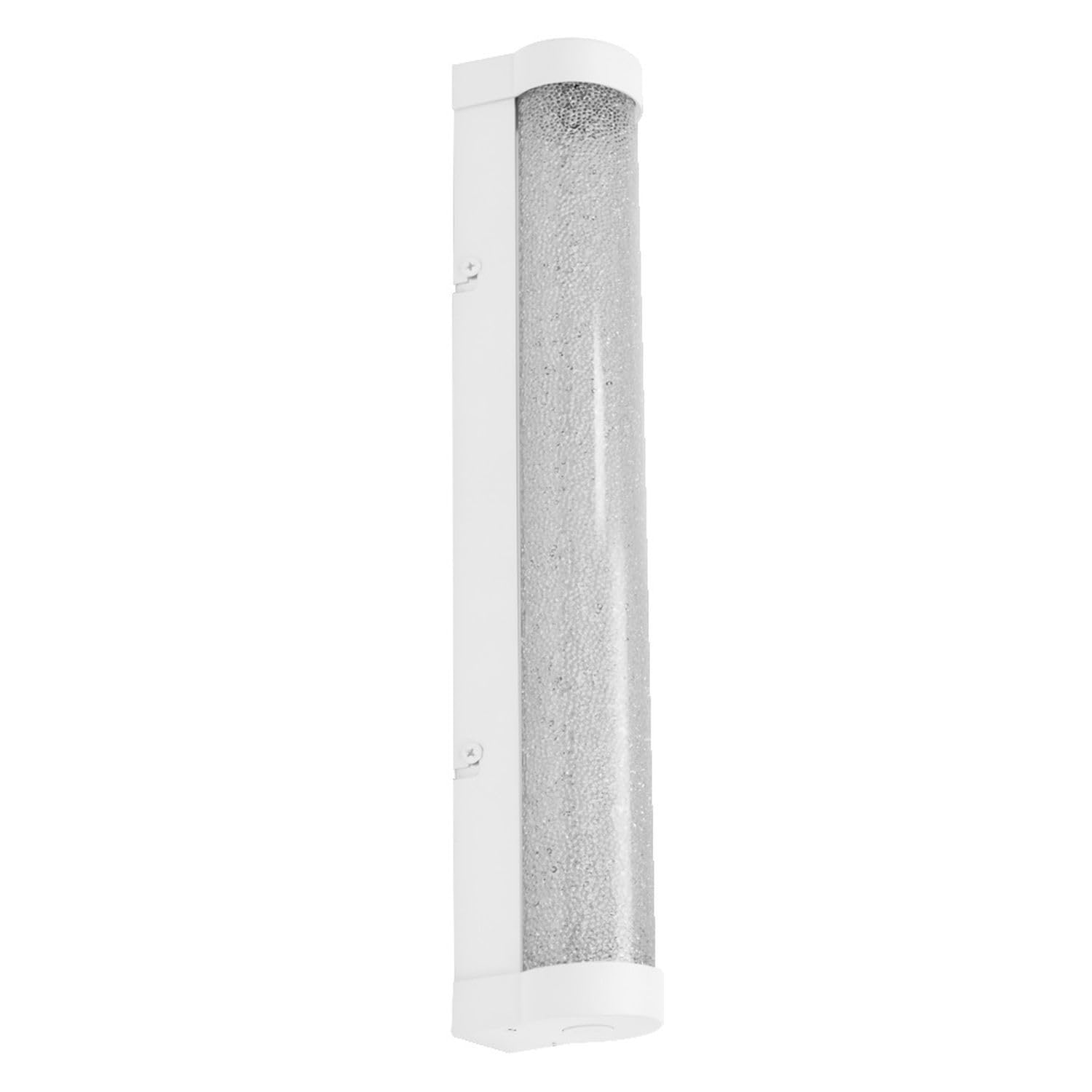 Licht-Erlebnisse LED Wandleuchte Aluminium Metall Weiß 3000-4000 K IP44 CCT dimmbar modern gemütlich Küche Bad WC Spiegel L:40 cm Wandlampe Badezimmer