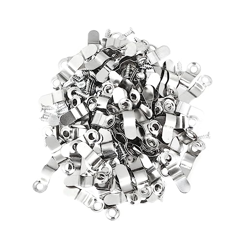 Image of DIY Photo Album Frame Locks 200pcs Bow-Shaped Compression Screws Photo Frame Accessories Metal Melon Nail Small Melon Slice