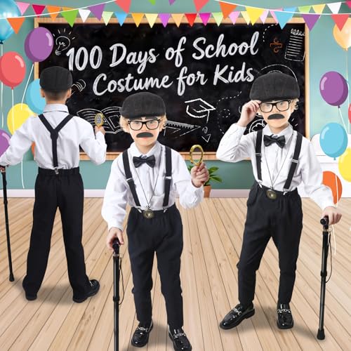 Disfraz de Viejo para Niños Set Accesorios miniatura 2