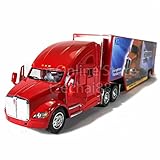 KiNSMART 1:68 Die-cast Kenworth T700 Container Truck (RED)