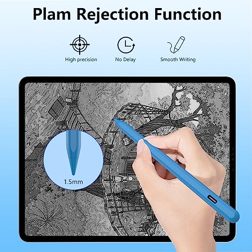 Image of TaIYanG iPad Stylus Pen for iPad 2018-2026, Palm Rejection, Fast Charging