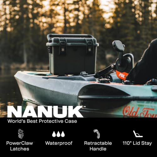 Image of NANUK T30 Waterproof Storage Box - Compact Camping Storage & Gear Box for Outdoor, Marine & Boat Use (16L) - Dustproof, Impact-Resistant Hard Case (16.5 inch x 9.3 inch x 12.5 inch) - Orange