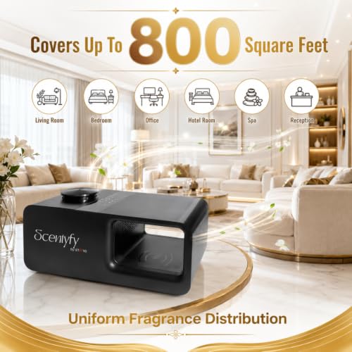 Image of SCENTYFY by STARQ Trinity 3-in-1 Smart Perfume Diffuser with Bluetooth Speaker & Wireless Charger, Aromatherapy Essential Oil Diffuser, Home, Office & Bedroom Decor