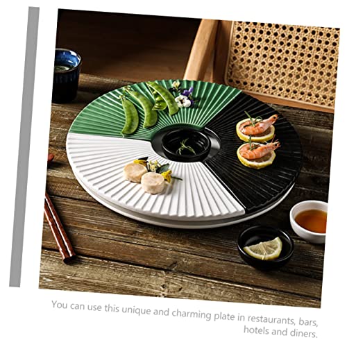 Plato de cerámica estilo japonés para sushi miniatura 6