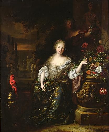 Tableau salon Weenix Femme assise dans un parc décoration murale