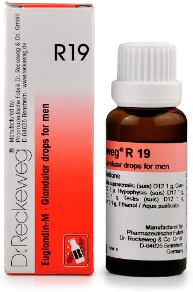 Dr. Reckeweg R19 Glandular Drops for Men -22 ml (Pack of 1)