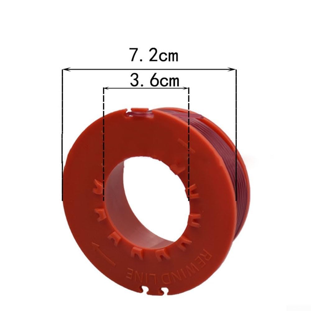 Fil de Bobine pour Coupe-Bordures, Bobine de Coupe for Tondeuse FLY031 Trim ET21 Trim Trim St 5 mètres 1,5 mm