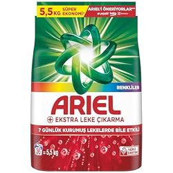 Ariel Ekstra Leke Çıkarma Renkliler Toz Çamaşır Deterjanı 5.5 Kg 36 Yıkama