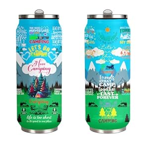 Camping Gifts Camper Travel Coffee Mug Camping Tumbler For Camping Lover,Camping Birthday Gifts Camper Tumbler Insulated Stainless Steel With Lid 17 Oz