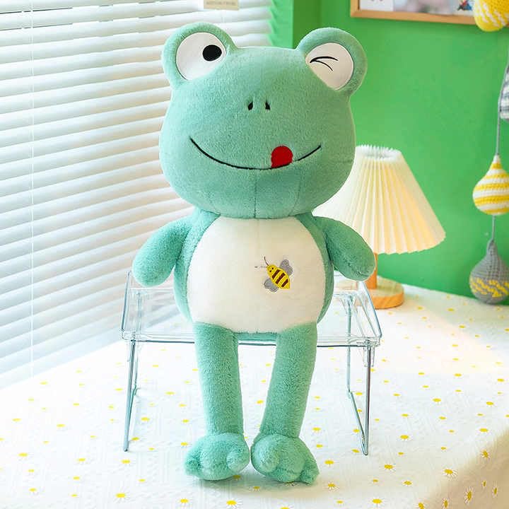 TEDDY DADDY Toys - Frog Stuffed Super Soft Toy for Kids, Green (35 cm - 1 Single Piece) (B0CQX7CM9R) Amazon Price History, Amazon Price Tracker
