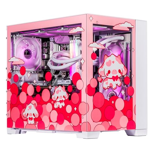 Image of Velztorm Bubble Cow Custom Built Gaming Desktop PC (AMD Ryzen 7 5700X, GeForce RTX 5080, 64GB DDR4, 2TB PCIe SSD, RGB Fans, 240mm AIO, 850W PSU, WiFi 5, Bluetooth 5.0, RJ-45, Win 11 Pro)