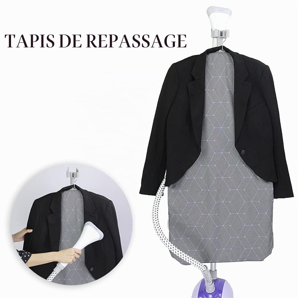 Tapis de repassage, planche à repasser à suspendre, planche à repasser pliable, table à repasser portable pour dessus de table et suspension, dimensions 35 x 17 cm