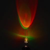 Vista 28 de 100 bombillas LED transparentes, diodos de emisión de luz, 0.2 pulgadas (multicolor)