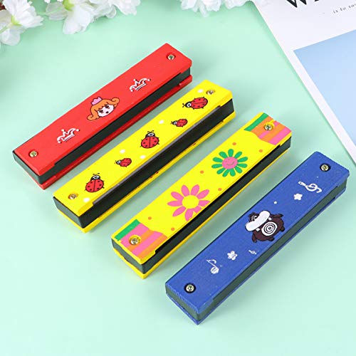 jojofuny Harmonica 4Pcs pour Enfants Orgue À Bouche en Bois Harmonica Drôle Instruments De Musique Jouets pour Débutants… - Les Beatles, Paul McCartney, John Lennon, RIngo Starr, George Harrison jojofuny Harmonica 4Pcs pour Enfants Orgue À Bouche en Bois Harmonica Drôle Instruments De Musique Jouets pour Débutants… – Image 3