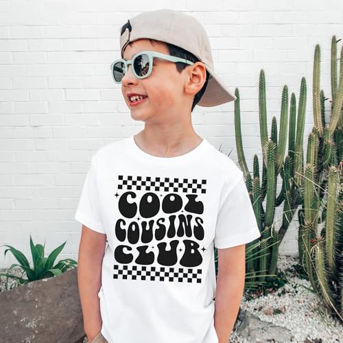Cool Cousins Club Toddler Shirt - Cute Matching Retro Cousin Shirts - Natural Toddler & Youth Tee 7