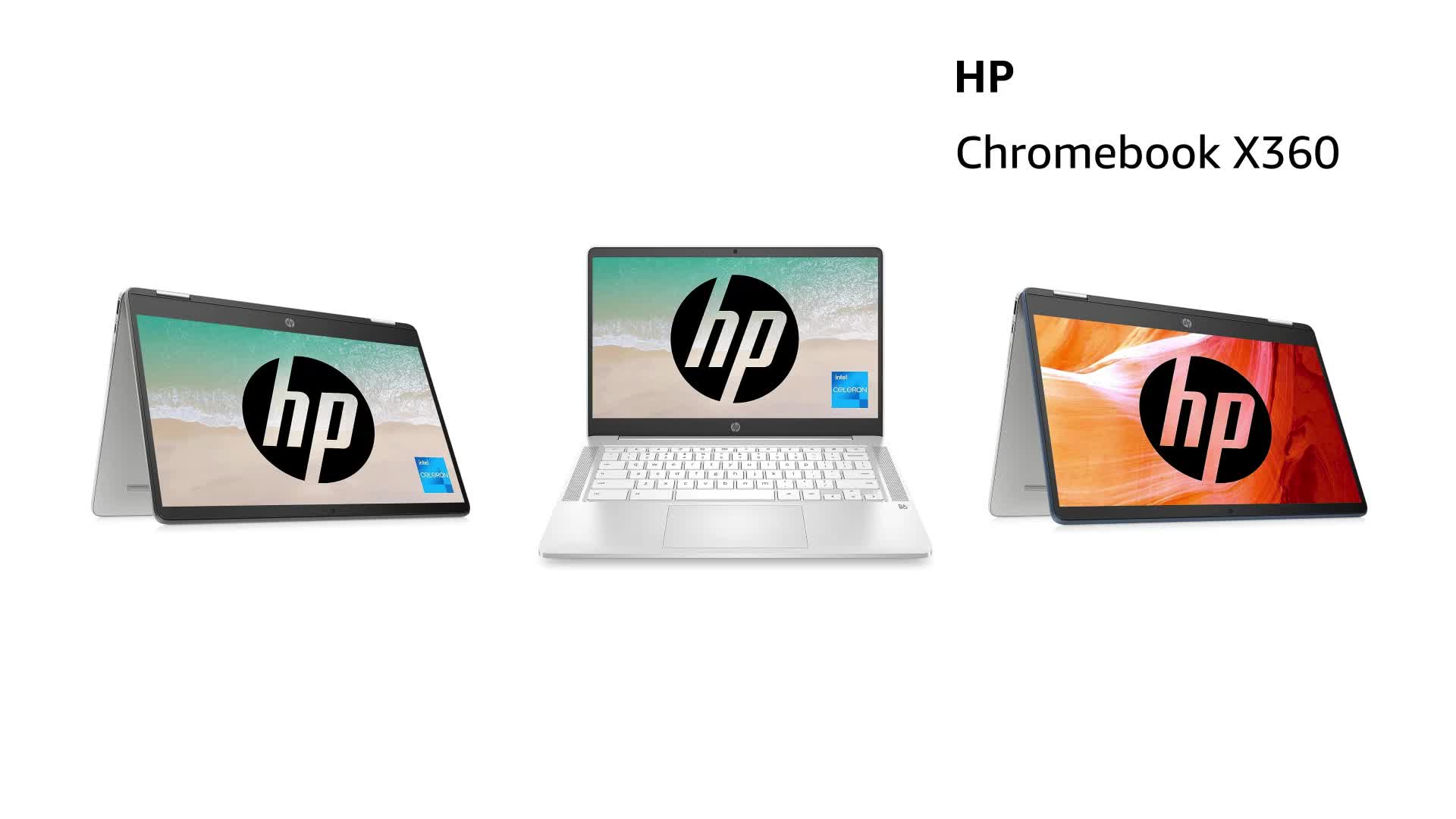HP Chromebook x360, Intel Celeron N4120, 14-inch (35.6 cm), HD