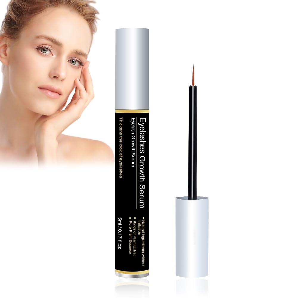 5ML Serum Pestañas,Serum Pestañas Crecimiento,Fortalecedor y Alargador de Pestañas para Unos Resultados Visibles