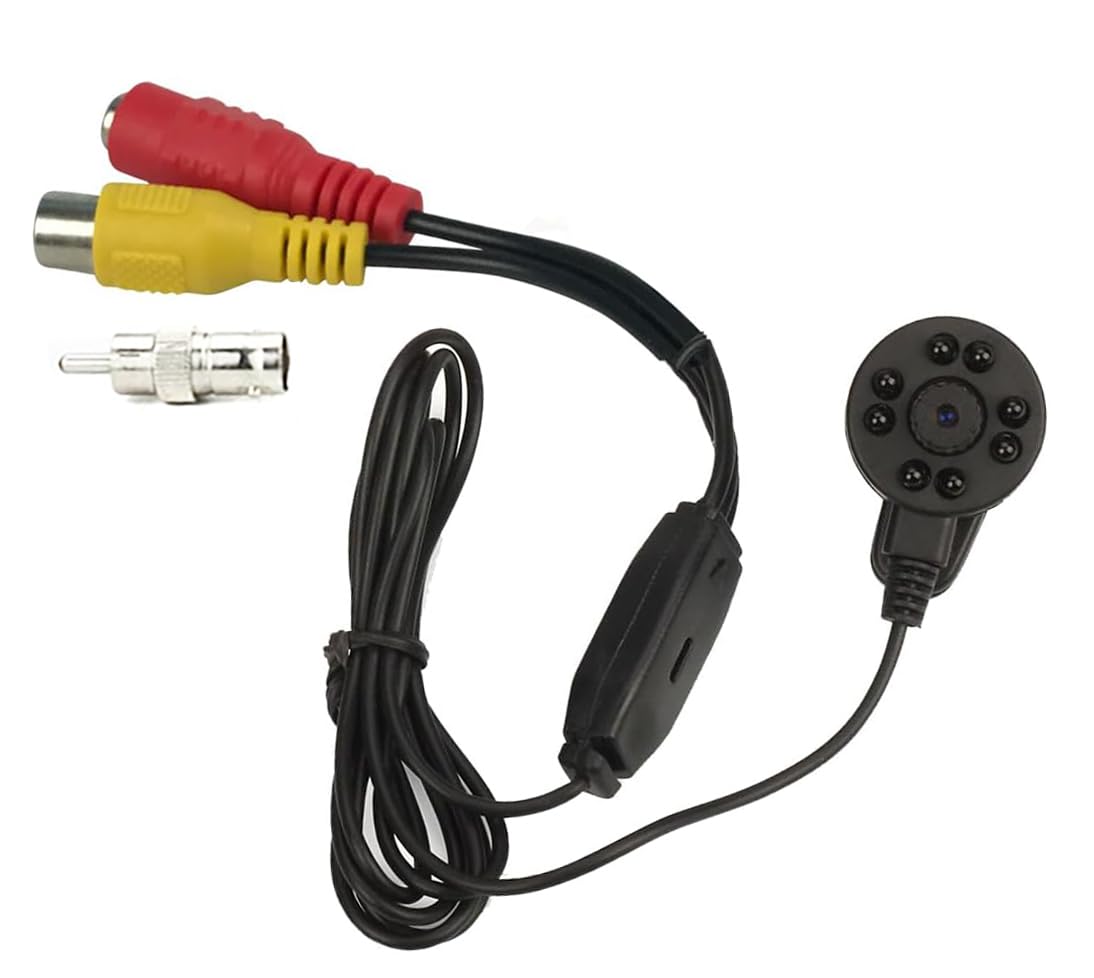 CCTV HD Mini Security Camera 3.6mm 90degree 1000tvl 8PCS Infrared IR LEDs Night Vision Small Indoor Surveillance Camera