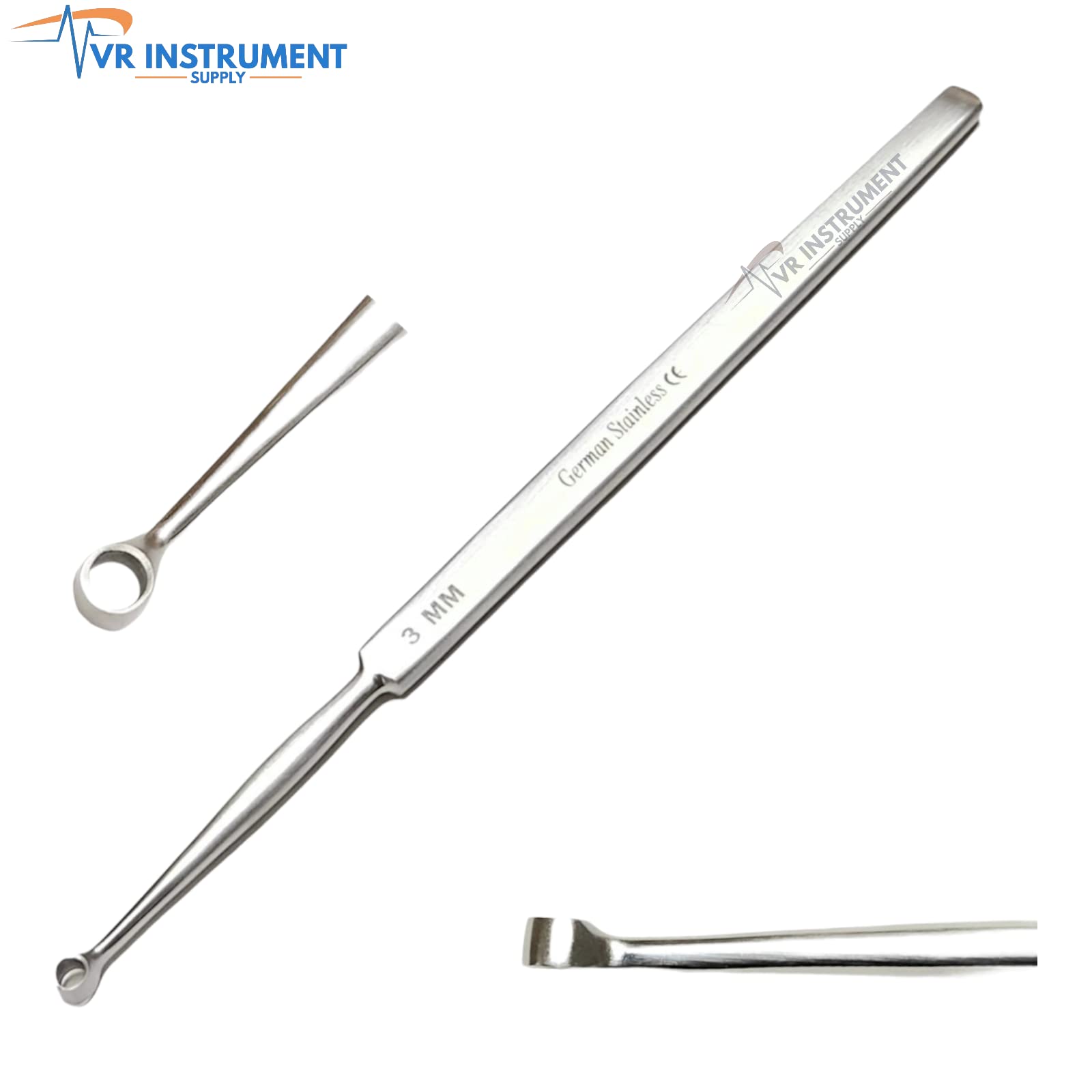 PRECISE CANADA: 4 Spratt BRUN Bone Curette Size 000,1,4, and 6