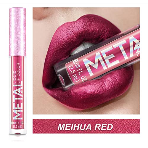 Phantomsky 12Pcs Long Lasting Metallic Glitter Liquid Lipstick Collection, Shimmer Waterproof Lip Stick Set Pigmented Lip Makeup For Women And Girls #TOP5